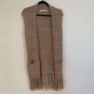 ✨LAST CHANCE ✨  Graham and Spencer Duster Longline Vest crochet